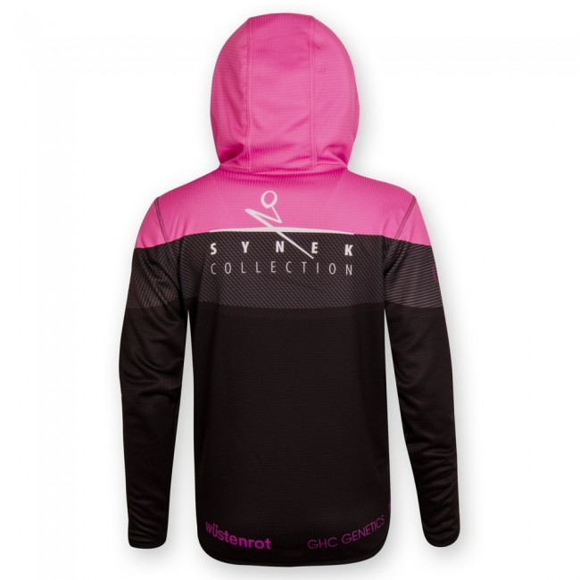 Sports sweatshirt SYNEK PINK with hood