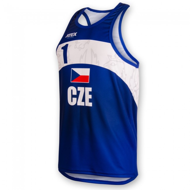 Beach volleyball jersey PŘEMEK, blue