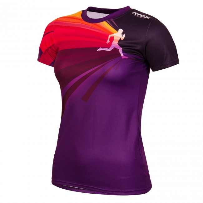 Women's slim athletic jersey EPI, short sleeves