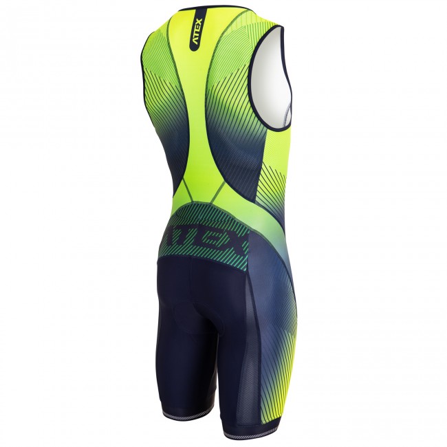 Men’s triathlon suit MARK PROFI sleeveless, green