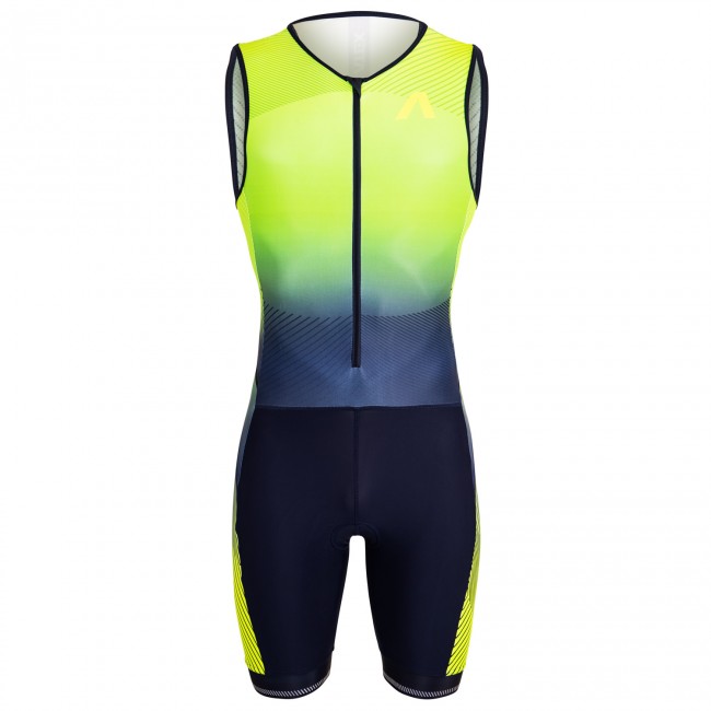 Men’s triathlon suit MARK PROFI sleeveless, green
