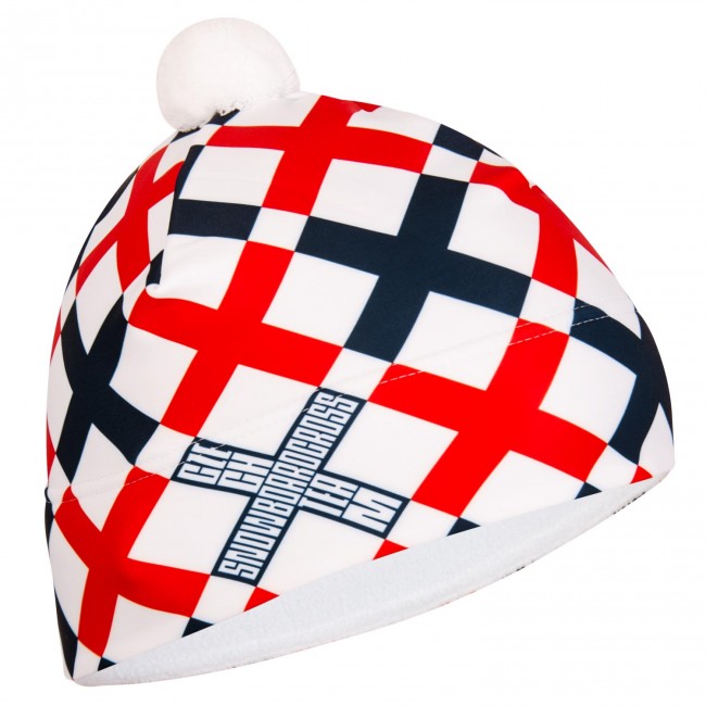 Two-layer bobble hat SBX