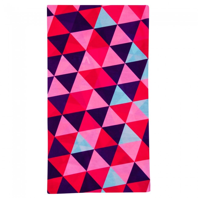 Universal thin scarf GRID Pink