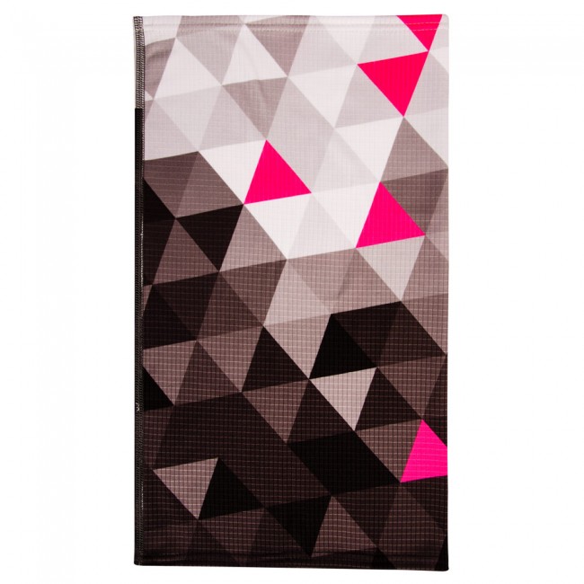 Universal scarf GRID Grey/Pink
