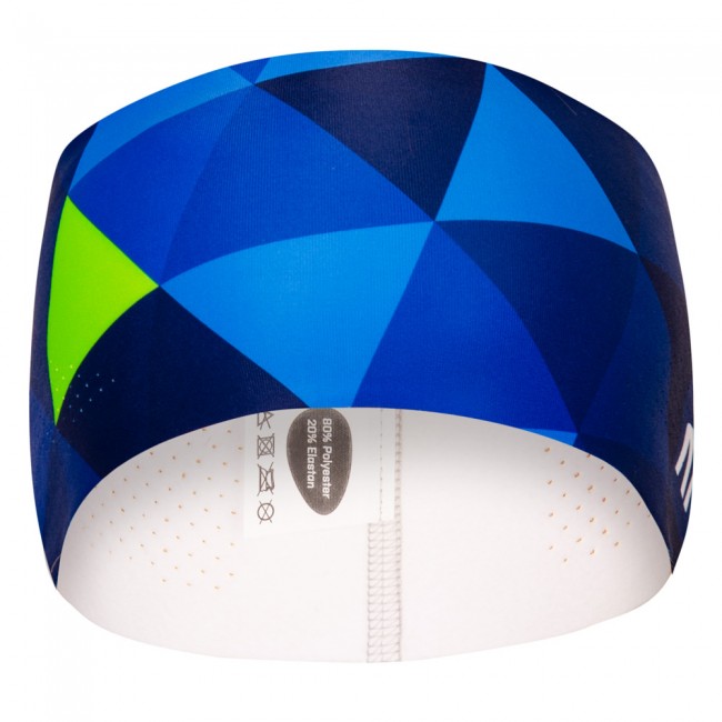 Running headband GRID blue