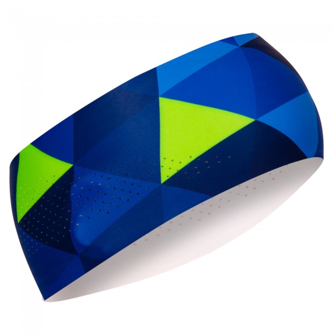 Running headband GRID blue