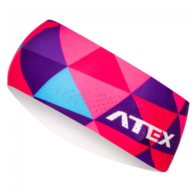 Running headband GRID pink