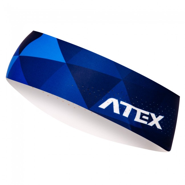 Athletic headband GRID Blue