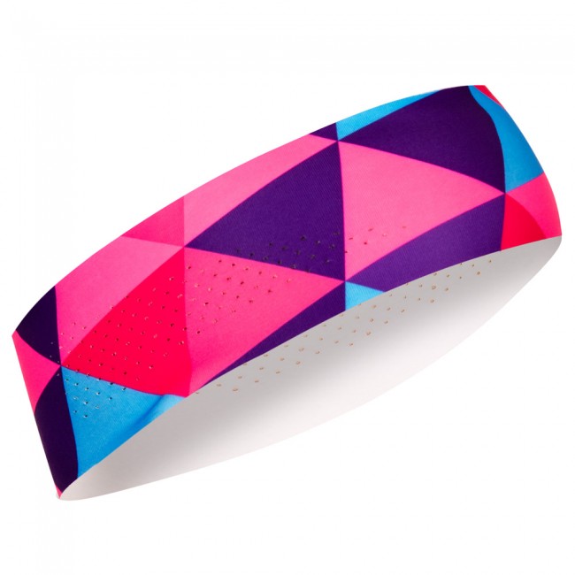 Athletic headband GRID Pink