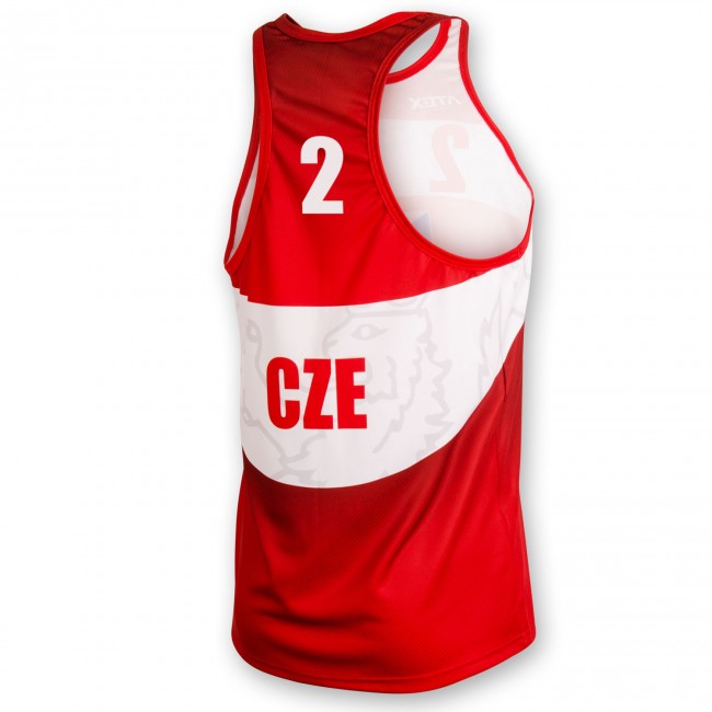 Beach volleyball jersey PŘEMEK, red #2
