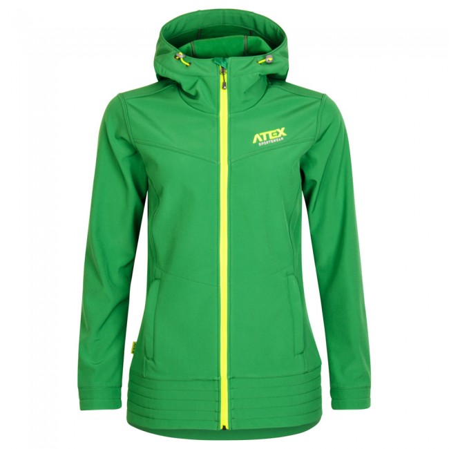 Women's softshell jacket MIA green