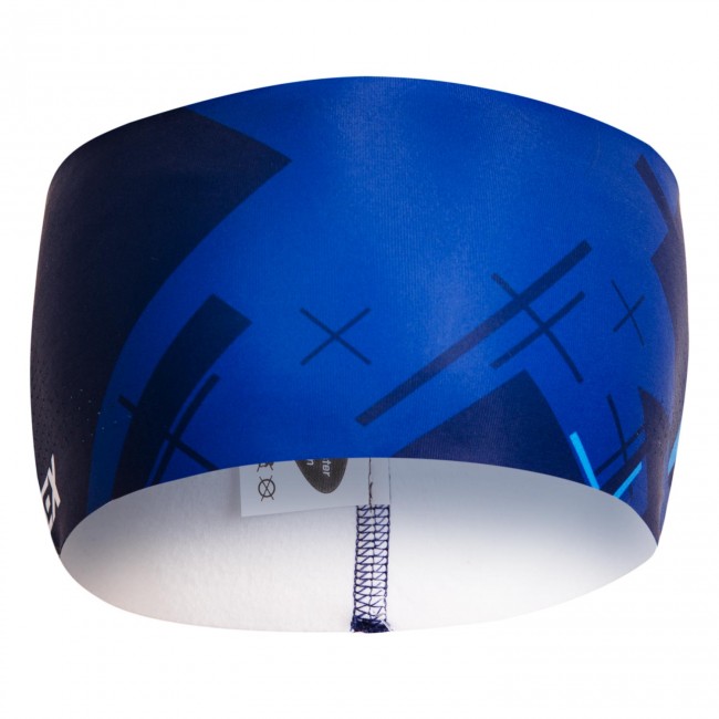Running headband CROSS Blue