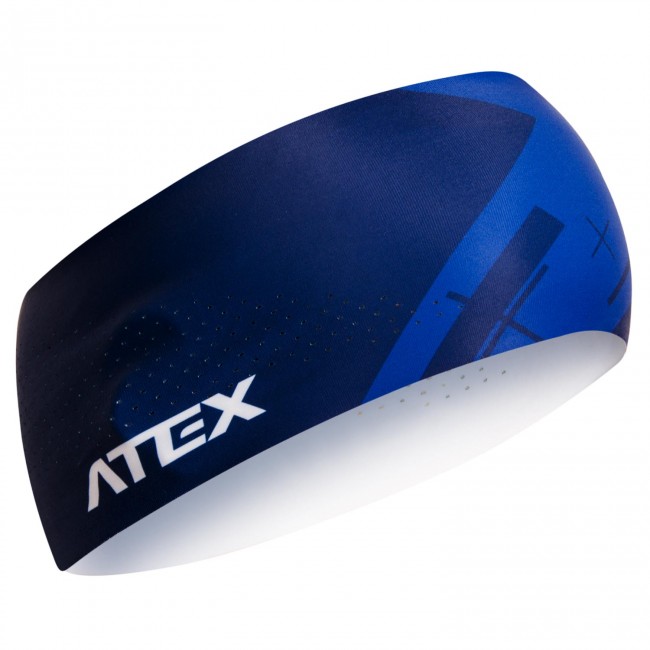Running headband CROSS Blue
