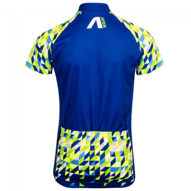 Children's cycling jersey SATO, blue