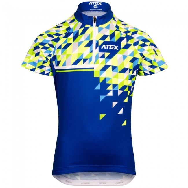 Children's cycling jersey SATO, blue