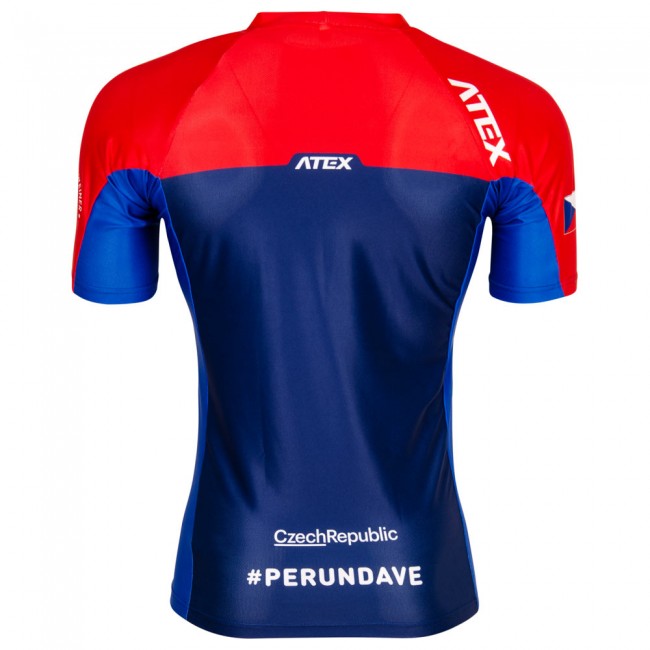 Close-fitting jersey PERUNDAVE with short sleeves
