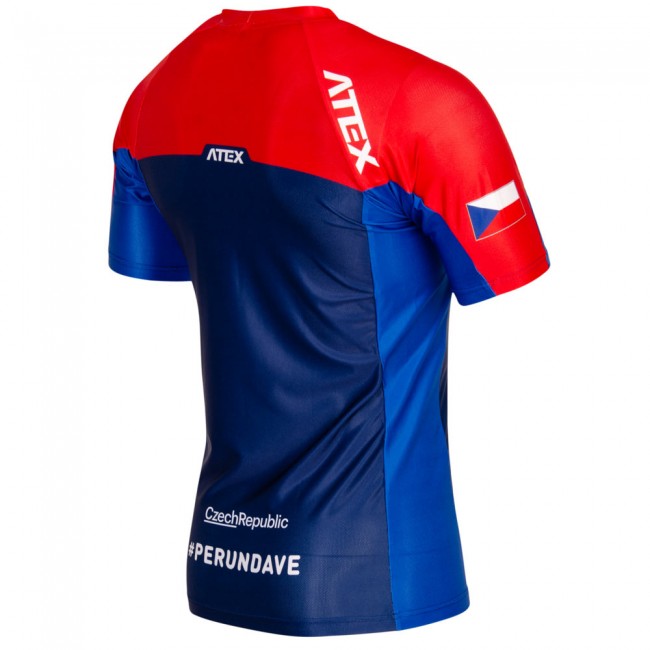Close-fitting jersey PERUNDAVE with short sleeves