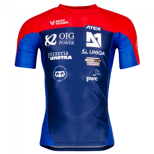 Close-fitting jersey PERUNDAVE with short sleeves