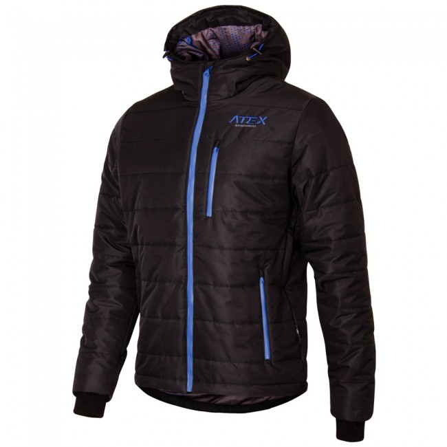 Winter jacket POLARIS, blue zip