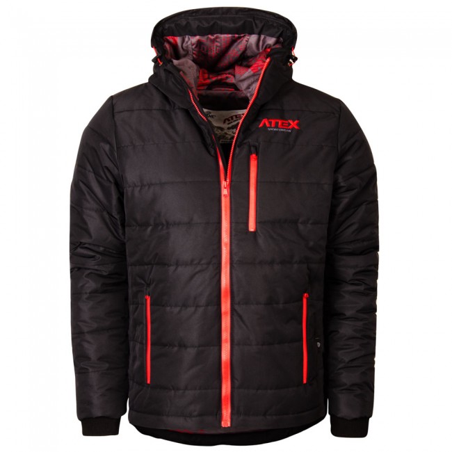 Winter jacket POLARIS, red zip