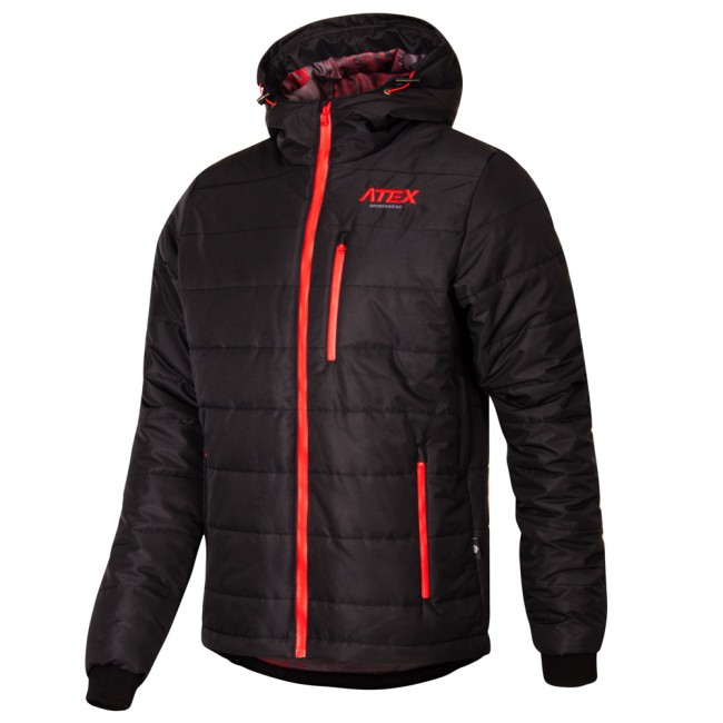 Winter jacket POLARIS, red zip