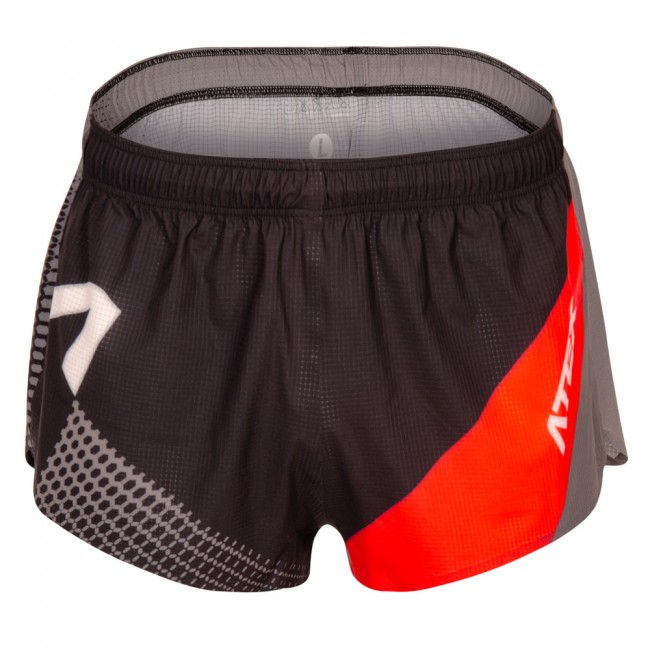 Loose athletic shorts REVOLT RED, seamlessly heat bonded