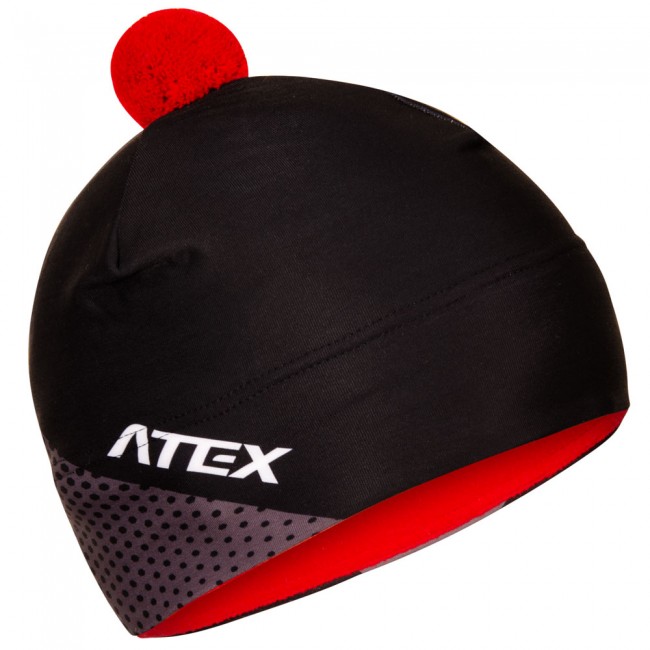 Two-layer hat REVOLT RED ponytail