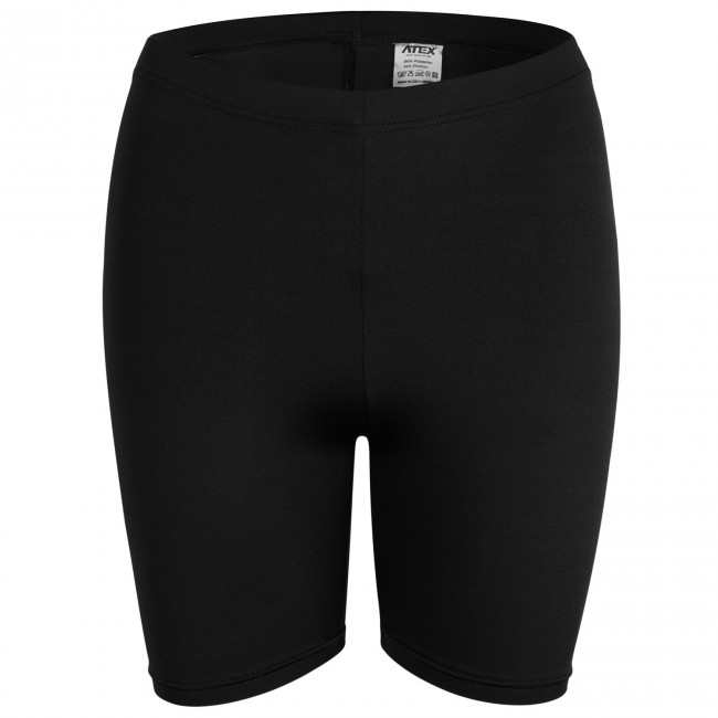 Elastické kalhoty SOFT do půli stehen, černé