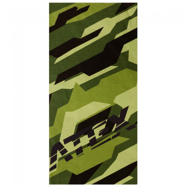 Universal thin neck gaiter TRAIL green