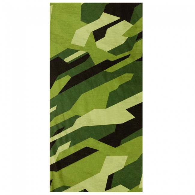 Universal thin neck gaiter TRAIL green